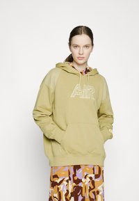 Nike Sportswear AIR HOODIE - Felpa - barley/wheat grass/lemon drop