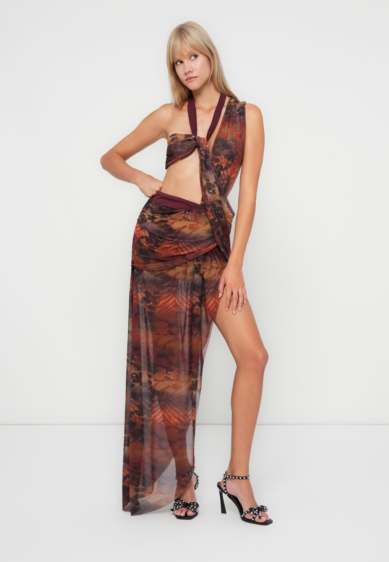 Jaded London ASYMMETRIC DRAPED MAXI DRESS - Occasion wear - multi-coloured  - Zalando.ie