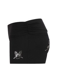 Ed Hardy MINI FOLD OVER - Short - black