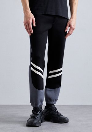 Neil Barrett MODERNIST - Παντελόνι φόρμας - black/mottled grey