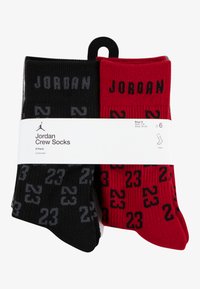 Jordan MONOGRAM ESSENTIAL CREW UNISEX 6 PACK - Calze - black
