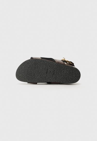 NEOUS Πλατφόρμες σανδάλια - dark chocolate