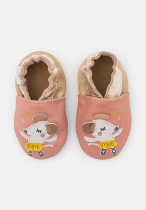 BALLET MOUSE - Krabbelschuh - rose/peche metal