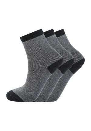 3 PACK - Sukat - dark grey melange
