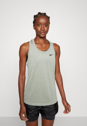 RACEBACK TANK - Camiseta deportiva - dark grey heather/black