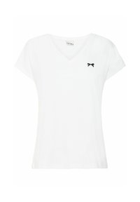 IXKATHRIN SS2 - Basic póló - cloud dancer w black