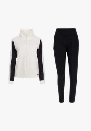 Freddy TUTA IN GARZATA MANICHE BICOLOR E LOGO RICAMATO - Tuta - bianco