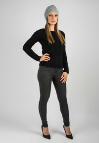 Dalle Piane Cashmere BRAIDED - Čepice - grey