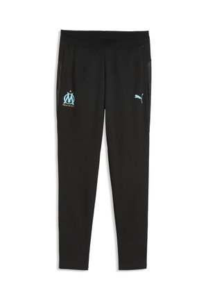 OLYM DE MARSEILLE TRAININGS - Jogginghose - black team/aqua