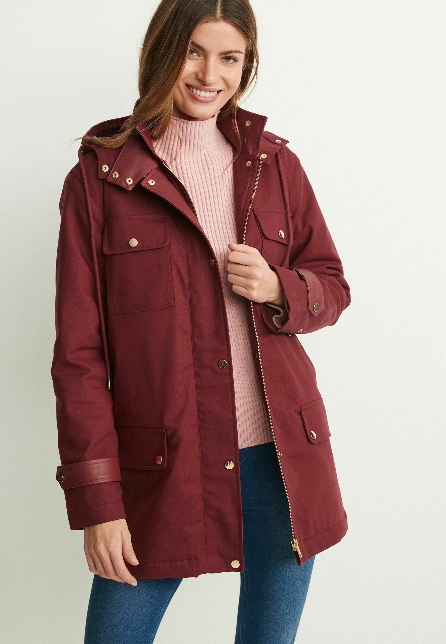 Next Parka - berry - Zalando.de
