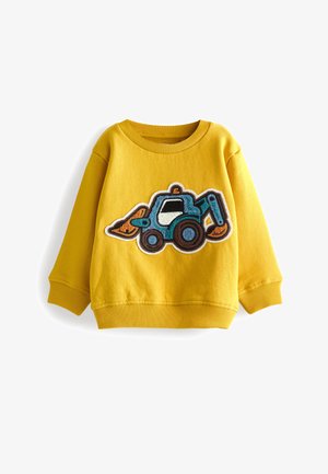 BOUCLé CREW NECK - Sweater - ochre yellow digger