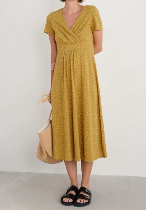 Jersey dress - yellow