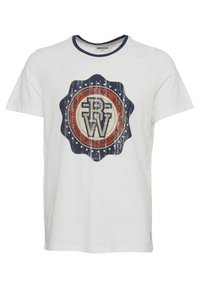 BHORION - Print T-shirt - snow white