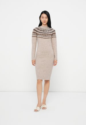 AKILAH DRESS - Robe pull - taupe