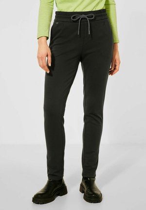 IN UNIFARBE - Tracksuit bottoms - grün