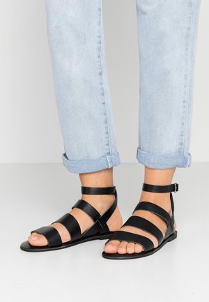 Riemensandalette - black