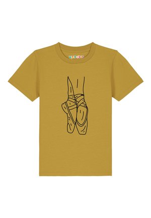BALLETT SPITZE - T-shirt imprimé - ochre