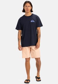 Quiksilver WINDOW PANE SS - Camiseta estampada - dark blue