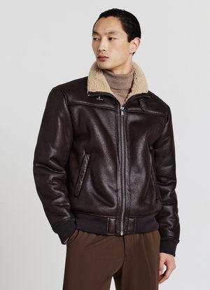 GIUBB - Giacca in similpelle - marrone