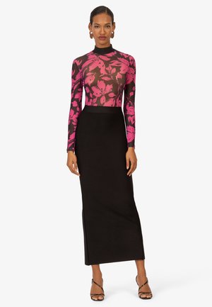 Shift dress - schwarz pink