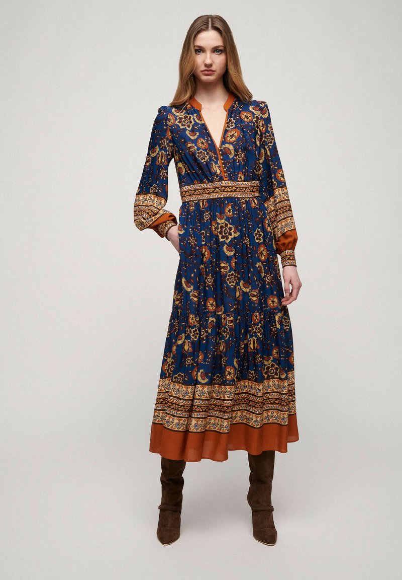 Luisa Spagnoli GEIS - Jurk - var blu arancio var blu/blauw - Zalando.be