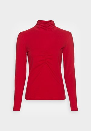 Langærmet T-shirt - bordeaux