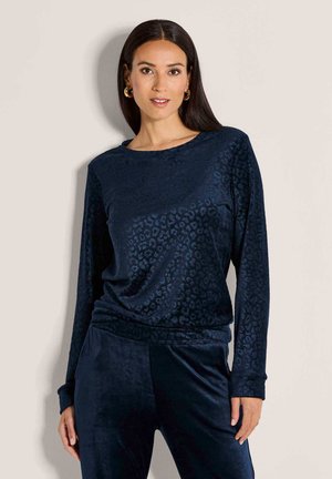 LANGARM ANIMAL-PRINT - Sweater - navy