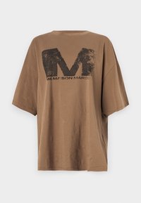 Tricou cu imprimeu - light brown