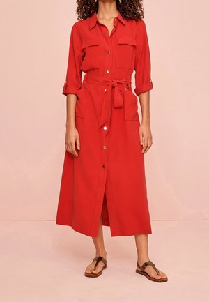 Robe chemise - red