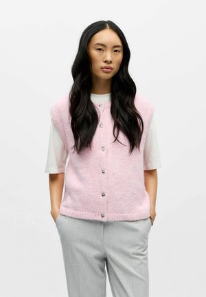 Object FLÜGELÄRMEL - Veste sans manches - pink lady