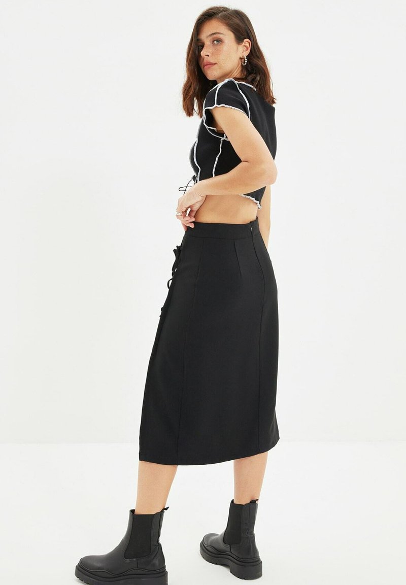 Damen Jeansröcke | Trendyol A-Linien-Rock black/schwarz - HY73647 Damen Jeansröcke | Trendyol A-Linien-Rock black/schwarz - HY73647