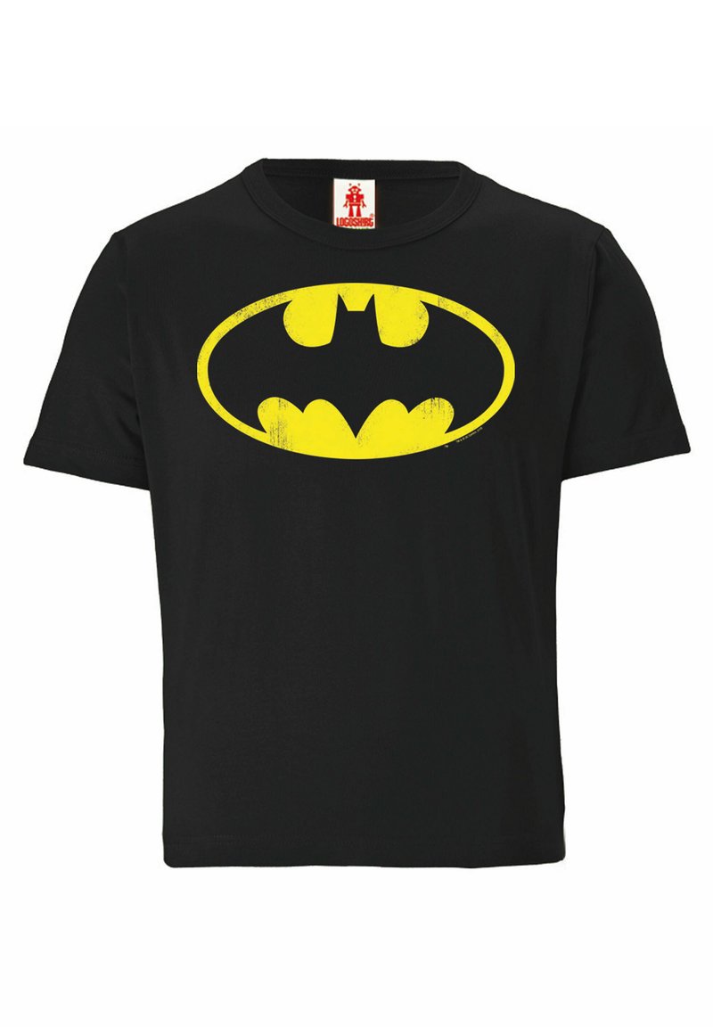 Logoshirt Body Bébé Batman Manches Courtes - Licencié DC Comics, 100% Coton, Tailles 5 à 14