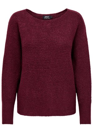 ONLY ONLDANIELLA L/S NOOS - Jersey de punto - cabernet melange