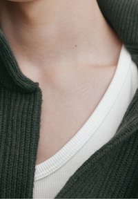 Massimo Dutti Strickpullover - dark green