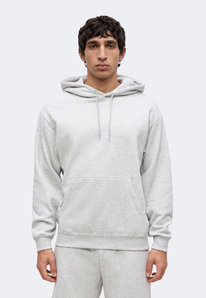 PUMA X HYROX HEAVYWEIGHT HOODIE - Hoodie - light gray heather