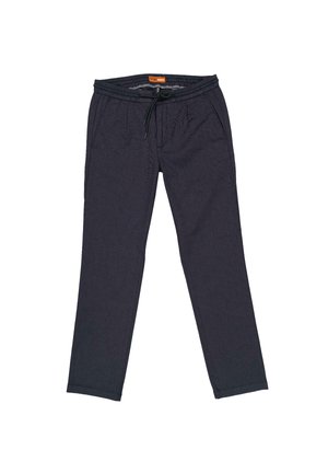 MIT TUNNELZUG - Trousers - marineblau