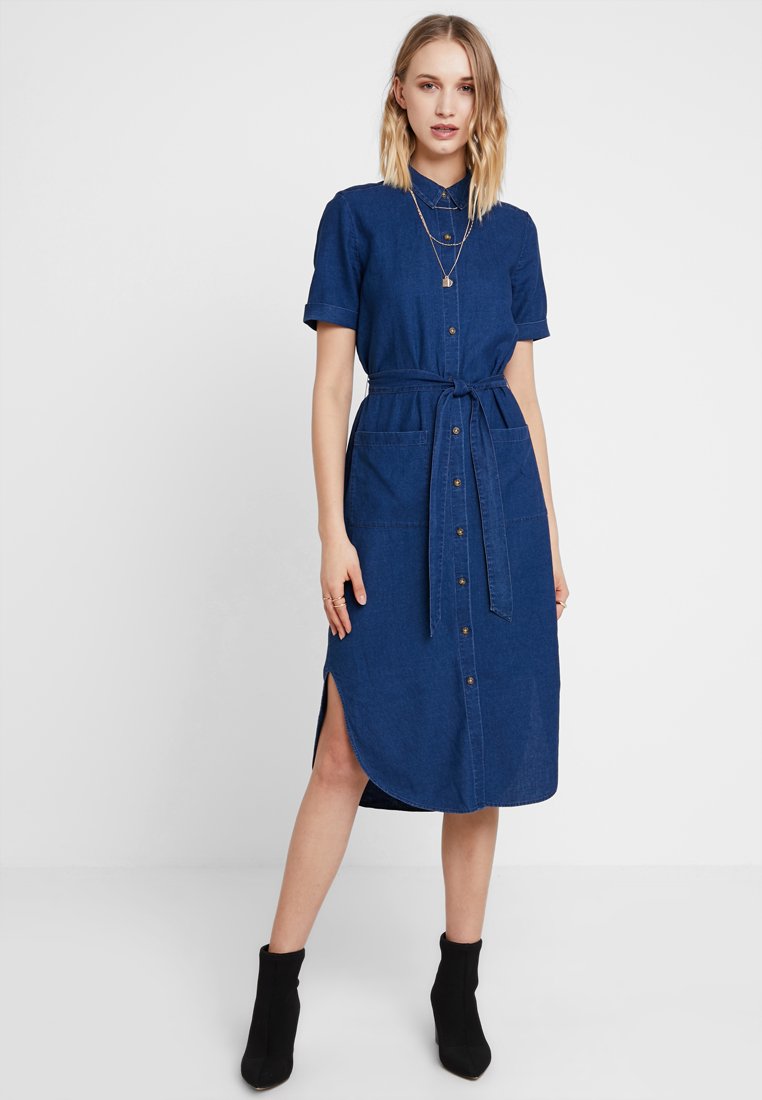 whistles montana denim dress