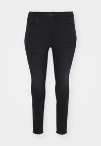 CARFOREVER HIGH  - Jeans Skinny Fit - black denim