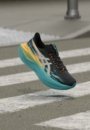 ASICS, SUPERBLAST 3 UNISEX - Обувки за бягане по асфалт - obsidian grey/ice mint