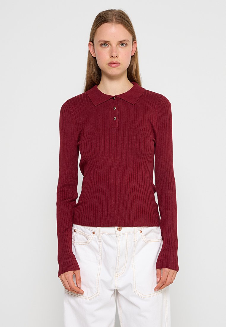 Only Poloshirt bordeauxrood Only Poloshirt bordeauxrood