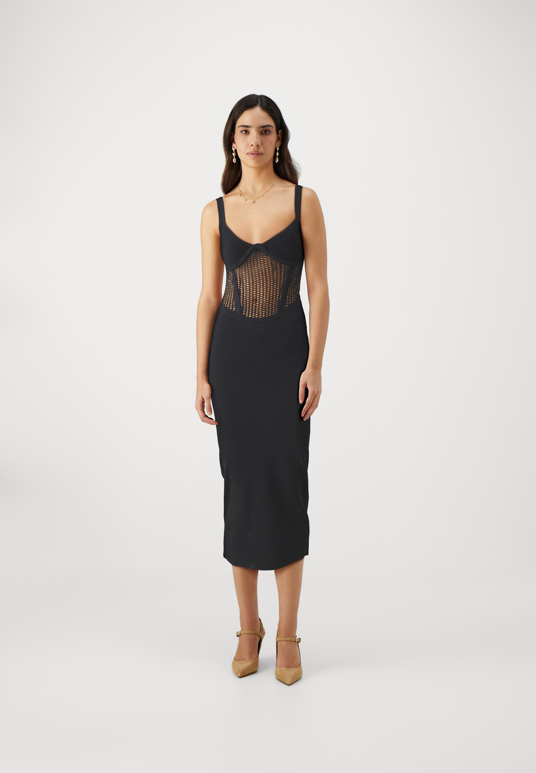 Pinko VISION ABITO RETE - Jumper dress - black - Zalando.co.uk