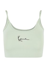 Karl Kani SMALL SIGNATURE 2-PACK ESSENTIAL CROP - Felső - off white mint
