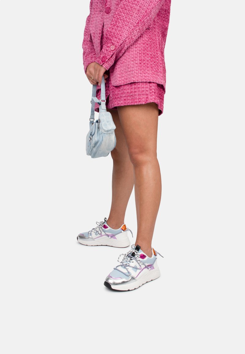 Posh by Poelman CARI  - Zapatillas - white with silver combination