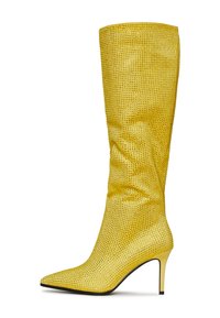 JEWEL EMBELLISHMENT - Stivali con i tacchi - yellow