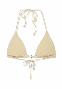 Bershka METALLIC THREAD - Bikini felső - gold coloured/aranyszínű ...