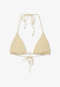 Backini Thread Bershka METALLIC THREAD - Bikini felső - gold coloured/aranyszínű ...