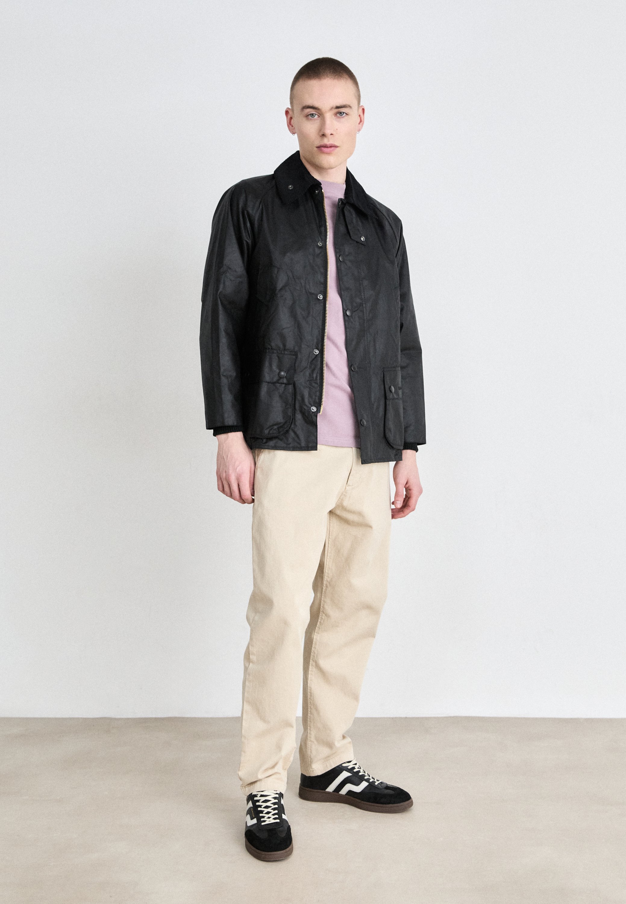 Barbour ブラック BEDALE Barbour x MARKAWARE for EDIFICE BEDALE, Black