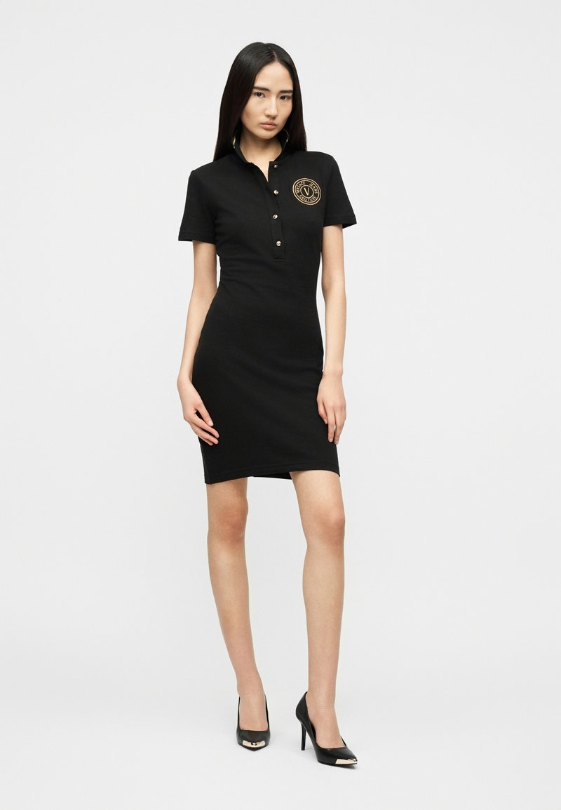 versace black dress with gold buttons Jeans Couture EMBLEM - Shirt Versace couture
