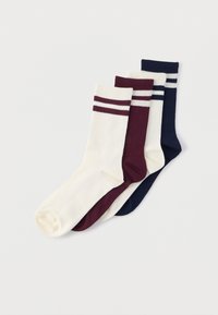 VARSITY STRIPES 4 PACK - Čarape - dark blue