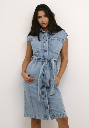 Kaffe BABETH  - Denim dress - light blue washed denim